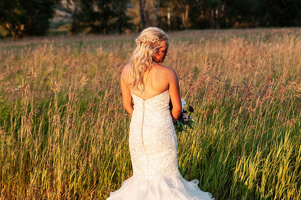 Bride In Field
