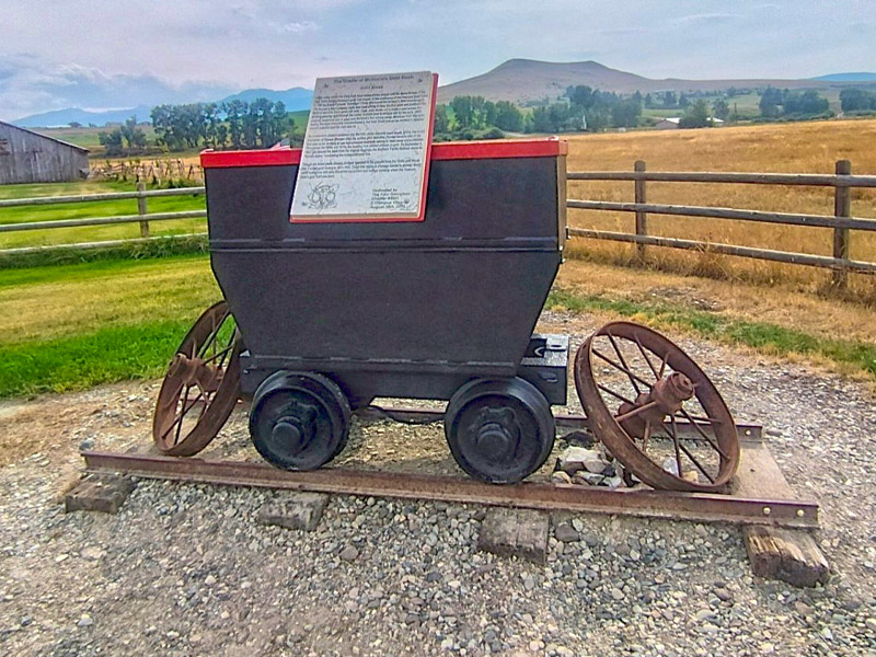 Montana Historic Marker Gold Creek Montana Gold Rush
